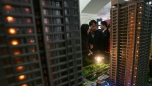 A representation of apartments that are yet to be built in China