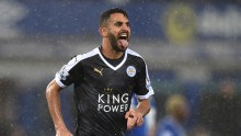 Leicester City winger Riyad Mahrez