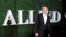Hollywood star Brad Pitt made his first public appearance in the Chine press conference for his upcoming film 'Allied'.
